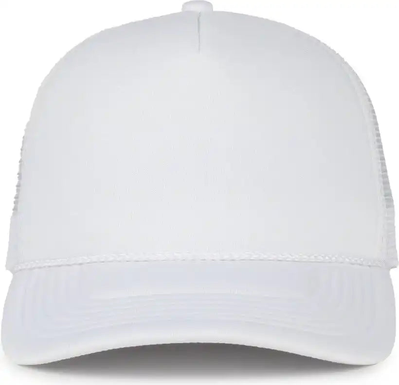 Oc Sports Ocfoam 5 Panel Foam Mesh Trucker with Cord Cap - White - Osfm