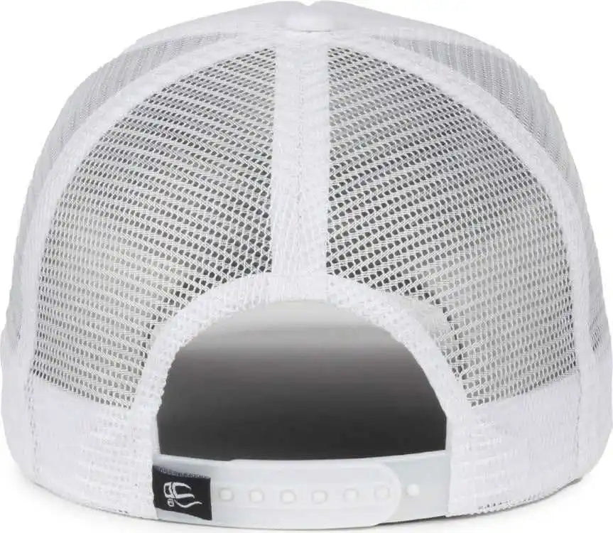 Oc Sports Ocfoam 5 Panel Foam Mesh Trucker with Cord Cap - White - Osfm