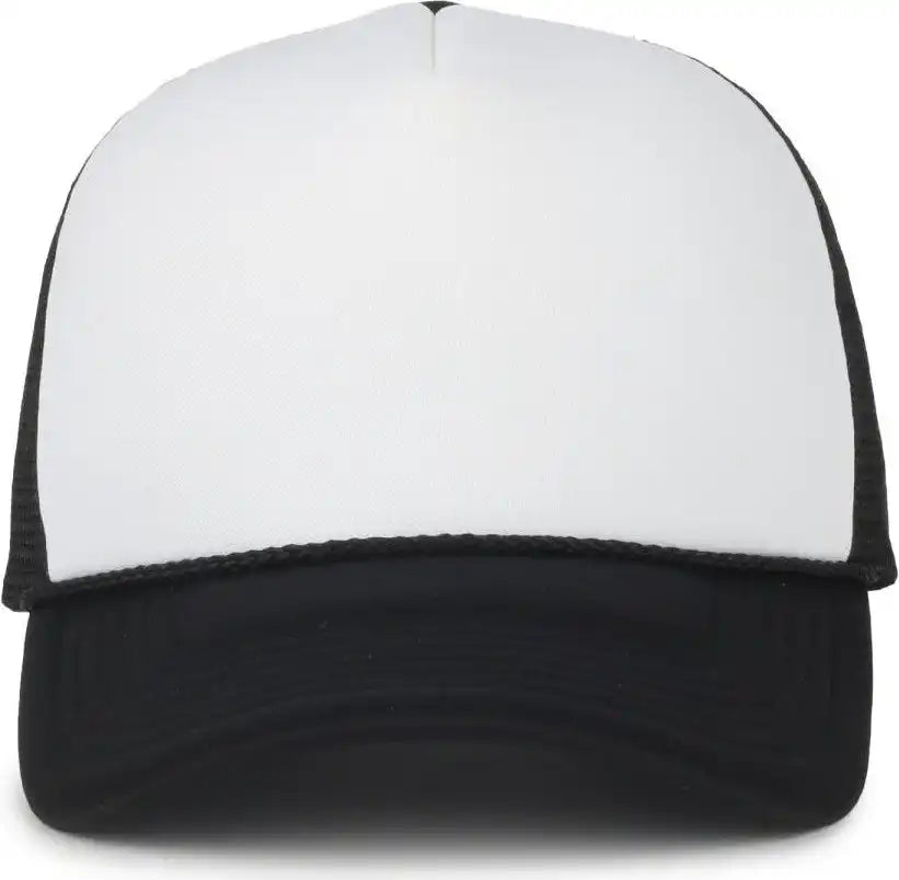 Oc Sports Ocfoam 5 Panel Foam Mesh Trucker with Cord Cap - White Black - Osfm