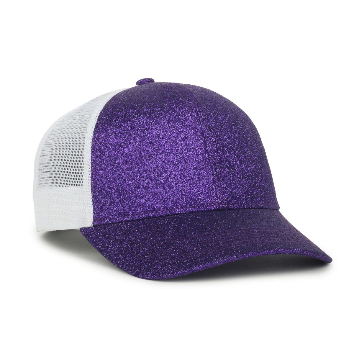 Oc Sports Ocgltr Glitter Mesh Back Cap - Amethyst White