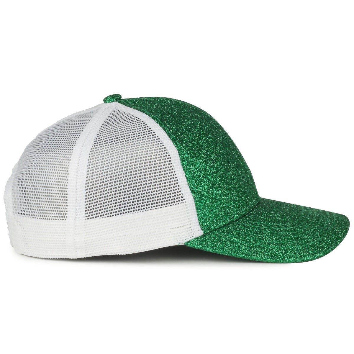 Oc Sports Ocgltr Glitter Mesh Back Cap - Emerald White