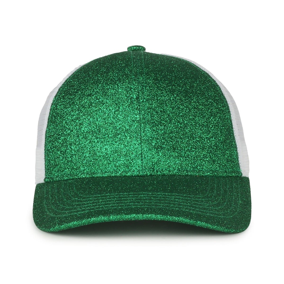 Oc Sports Ocgltr Glitter Mesh Back Cap - Emerald White