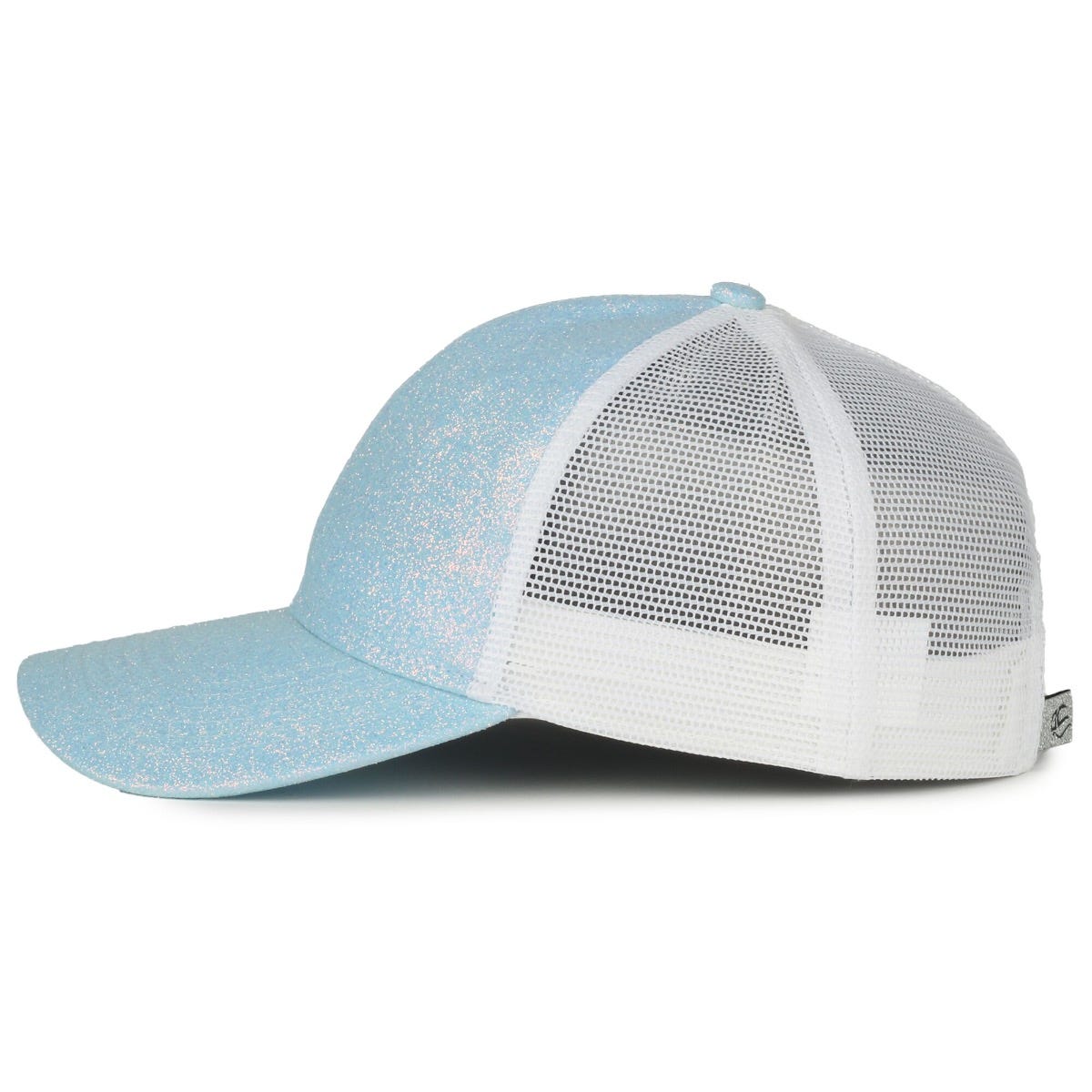 Oc Sports Ocgltr Glitter Mesh Back Cap - Frost White