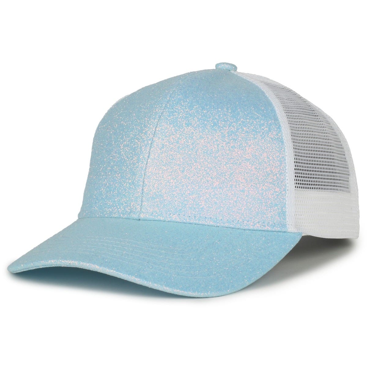 Oc Sports Ocgltr Glitter Mesh Back Cap - Frost White
