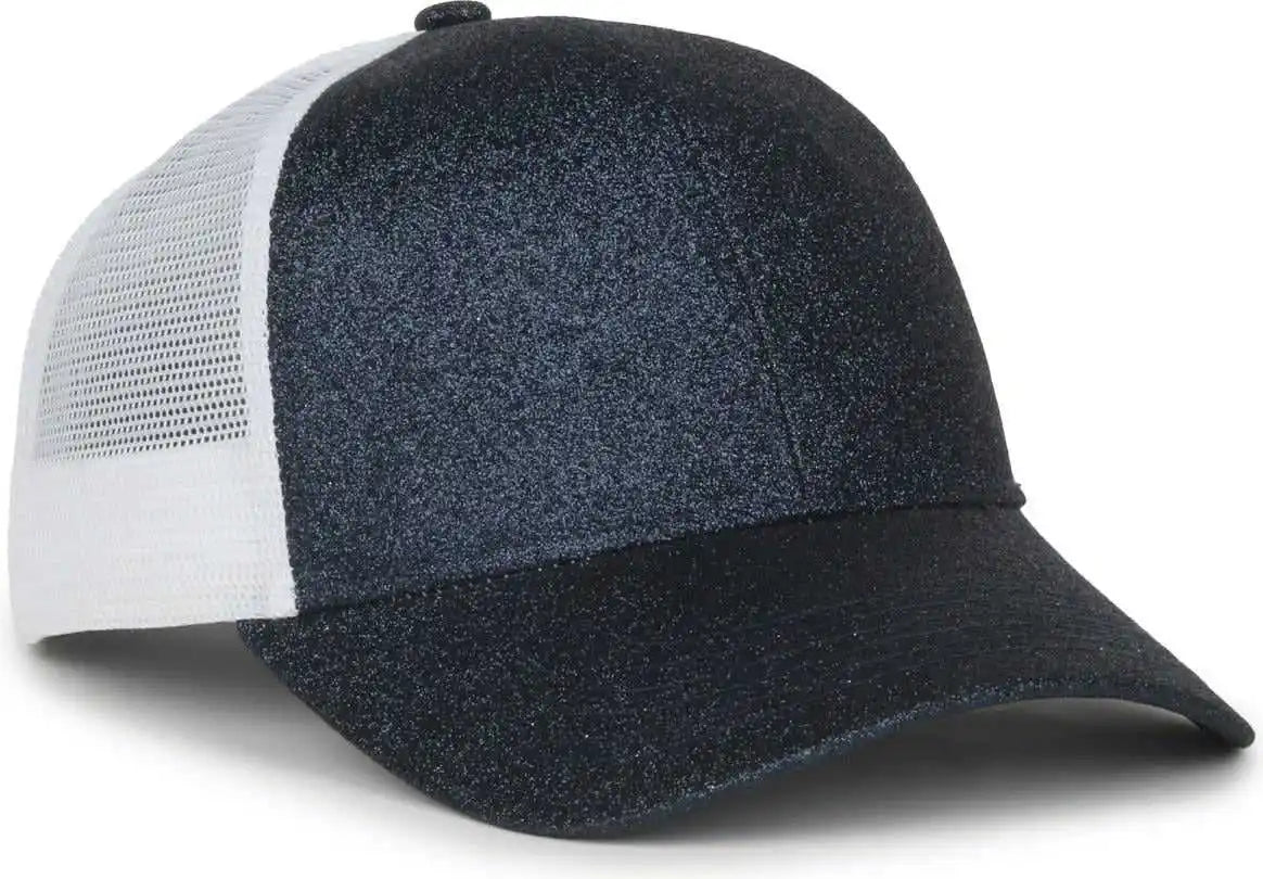 Oc Sports Ocgltr Glitter Mesh Back Cap - Galaxy White
