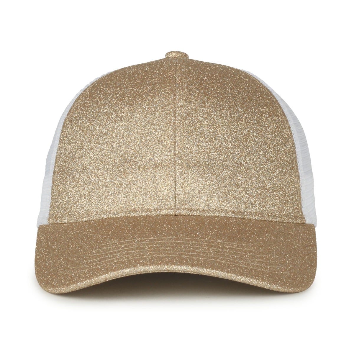 Oc Sports Ocgltr Glitter Mesh Back Cap - Gold White