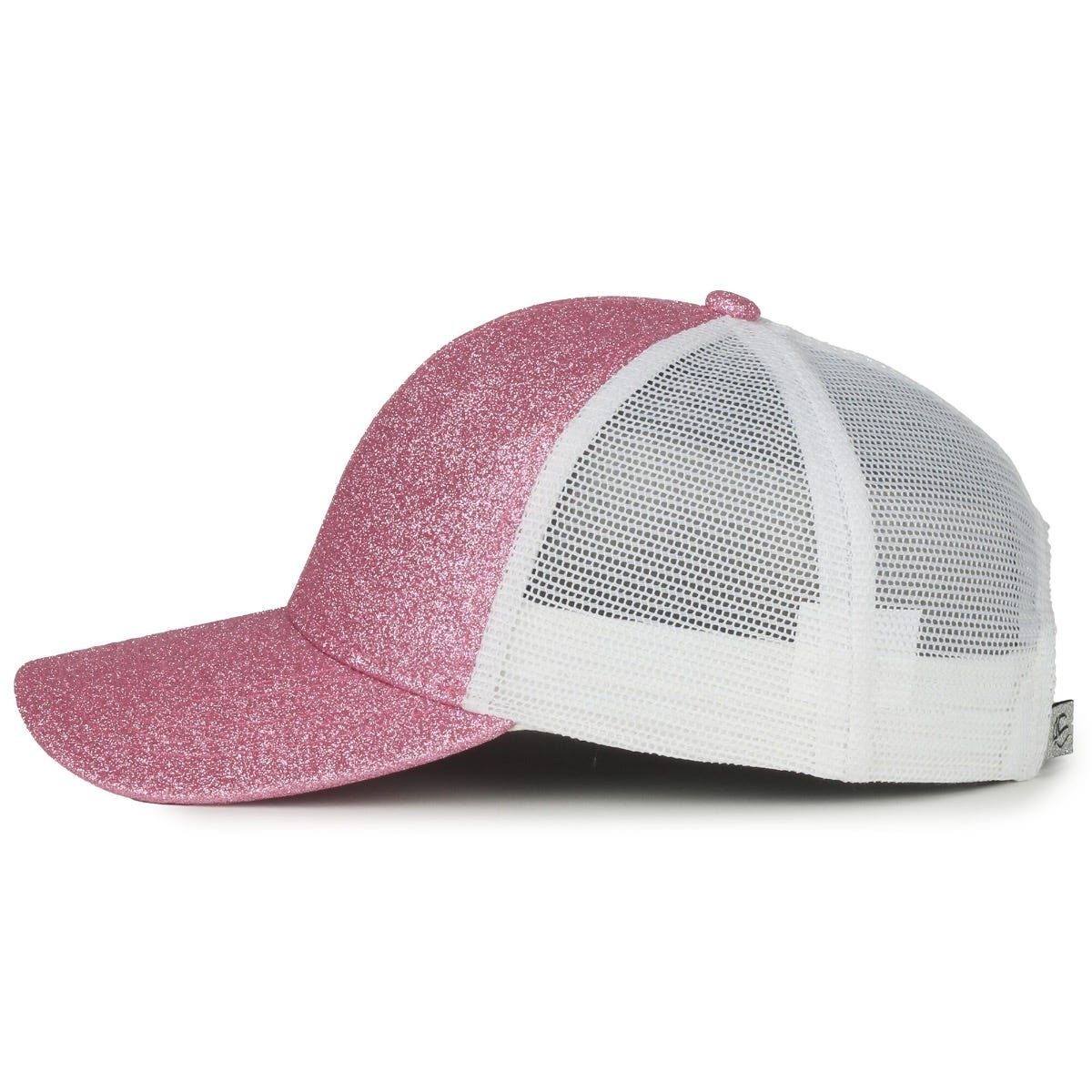 Oc Sports Ocgltr Glitter Mesh Back Cap - Hibiscus White