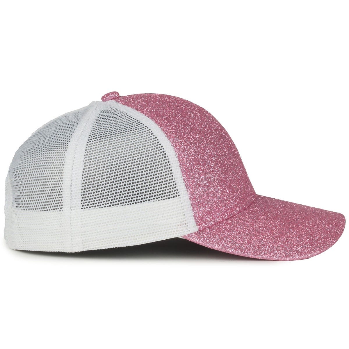 Oc Sports Ocgltr Glitter Mesh Back Cap - Hibiscus White