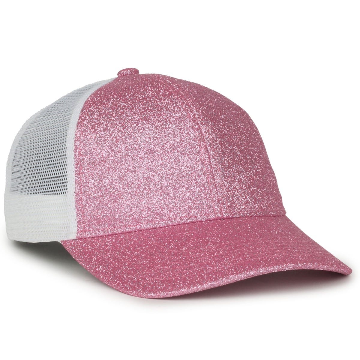 Oc Sports Ocgltr Glitter Mesh Back Cap - Hibiscus White