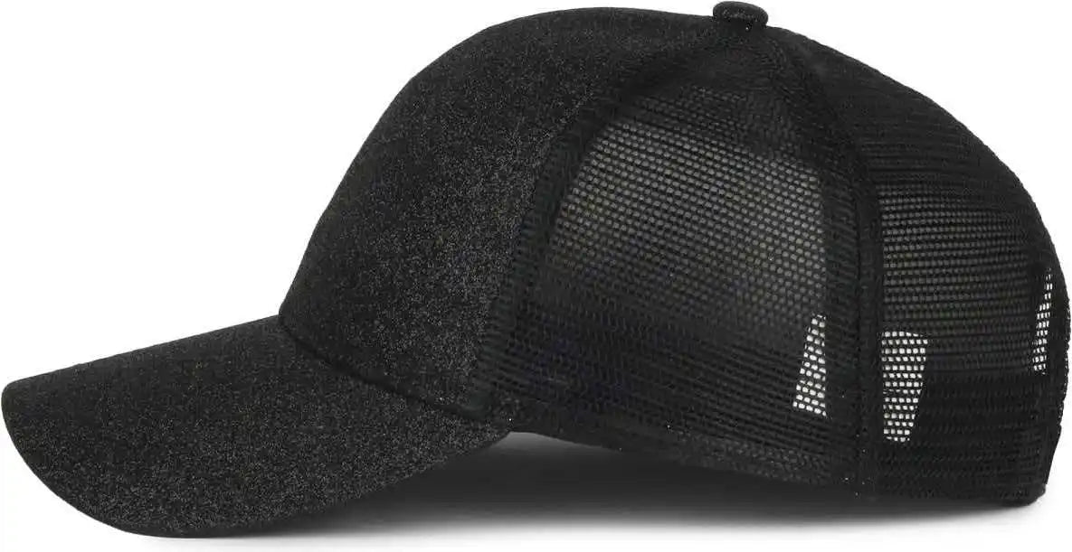 Oc Sports Ocgltr Glitter Mesh Back Cap - Onyx Black - Ladies