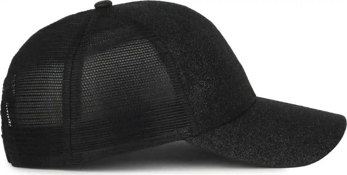 Oc Sports Ocgltr Glitter Mesh Back Cap - Onyx Black - Ladies