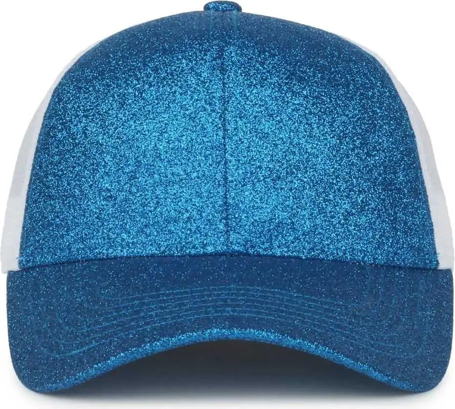 Oc Sports Ocgltr Glitter Mesh Back Cap - Sapphire White - Ladies