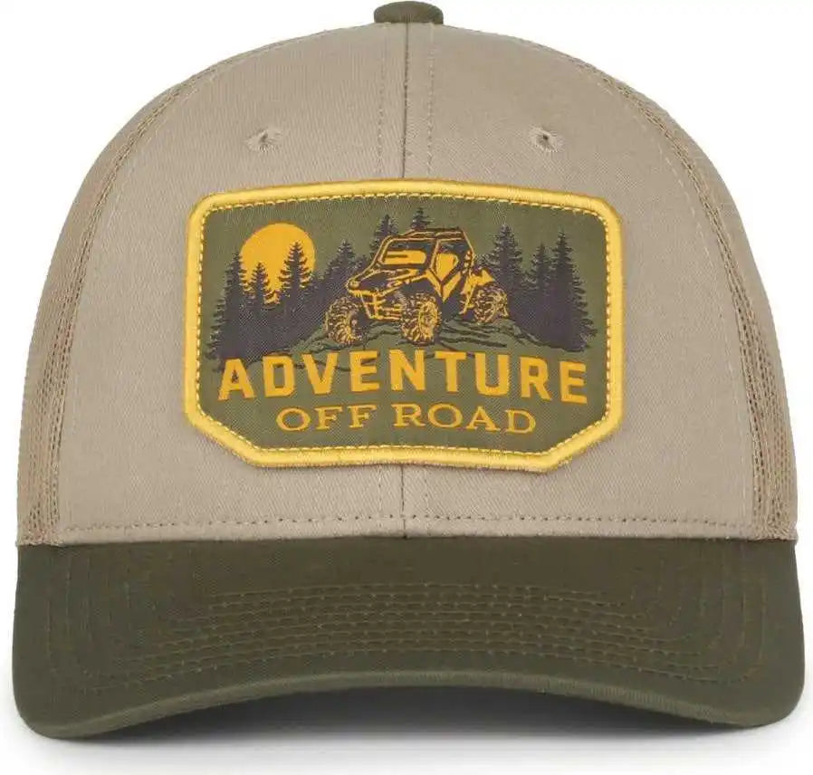 Oc Sports Offrd01 Adventure off Road Patch Cap - Tan - 6 7/8’’ - 7 1/2’’