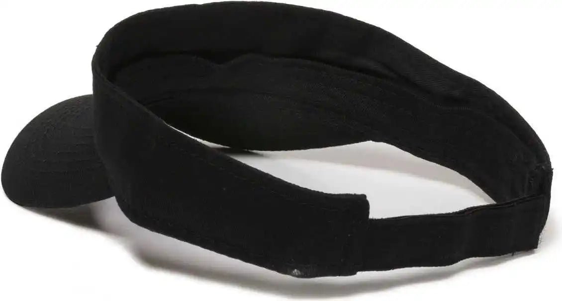 Oc Sports Pctv-100 Adjustable Cotton Visors - Black
