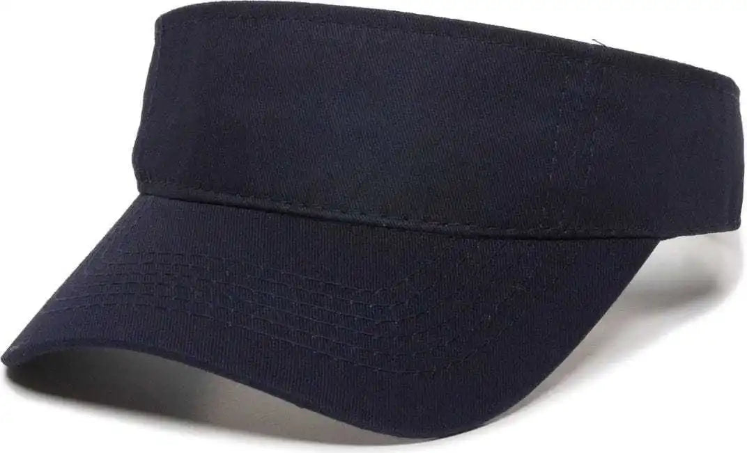 Oc Sports Pctv-100 Adjustable Cotton Visors - Navy