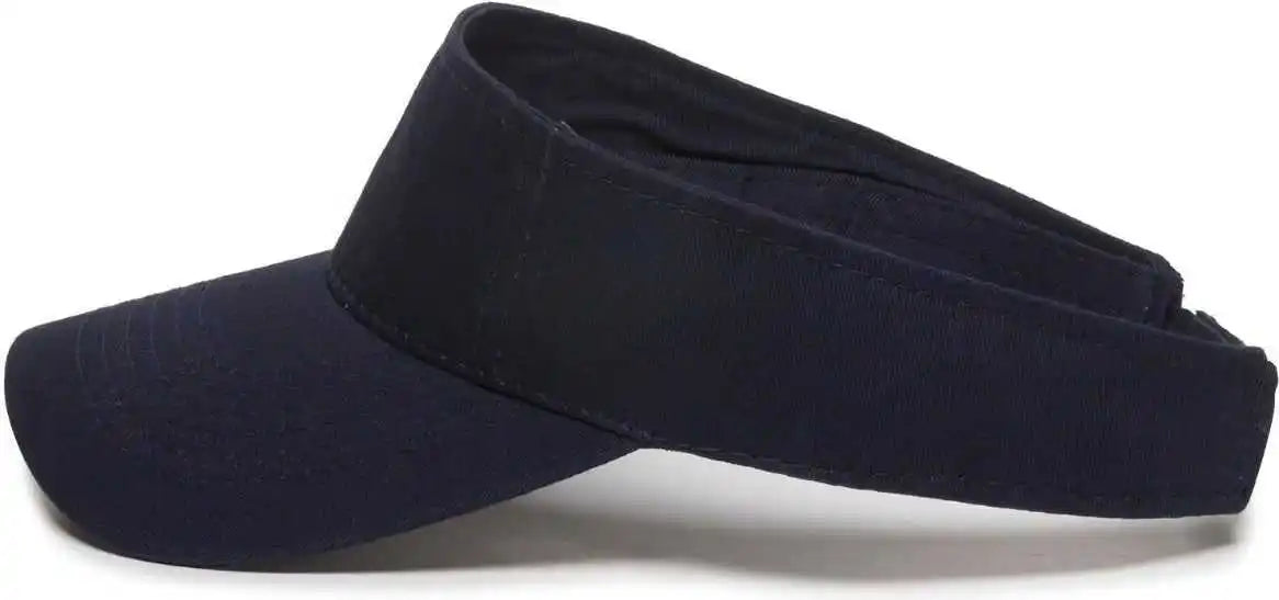 Oc Sports Pctv-100 Adjustable Cotton Visors - Navy