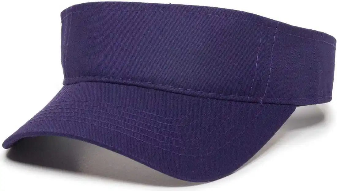 Oc Sports Pctv-100 Adjustable Cotton Visors - Purple
