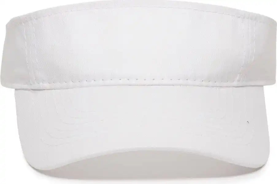 Oc Sports Pctv-100 Adjustable Cotton Visors - White