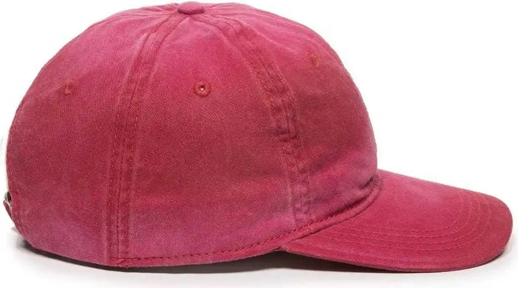 Oc Sports Pdt-750 Adjustable Cap - Chili Pepper - Cardinal / 6 7/8’’ - 7 1/2’’
