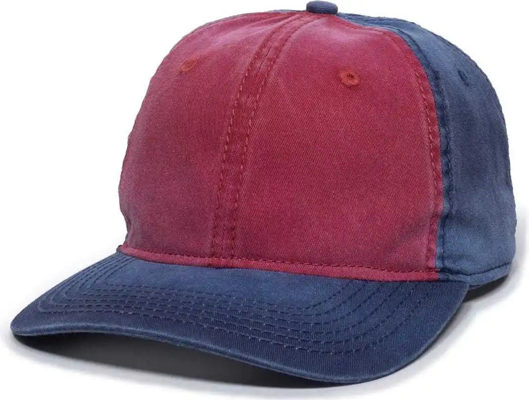 Oc Sports Pdt-750 Adjustable Cap - Chili Pepper Navy - Cardinal / 6 7/8’’ - 7 1/2’’