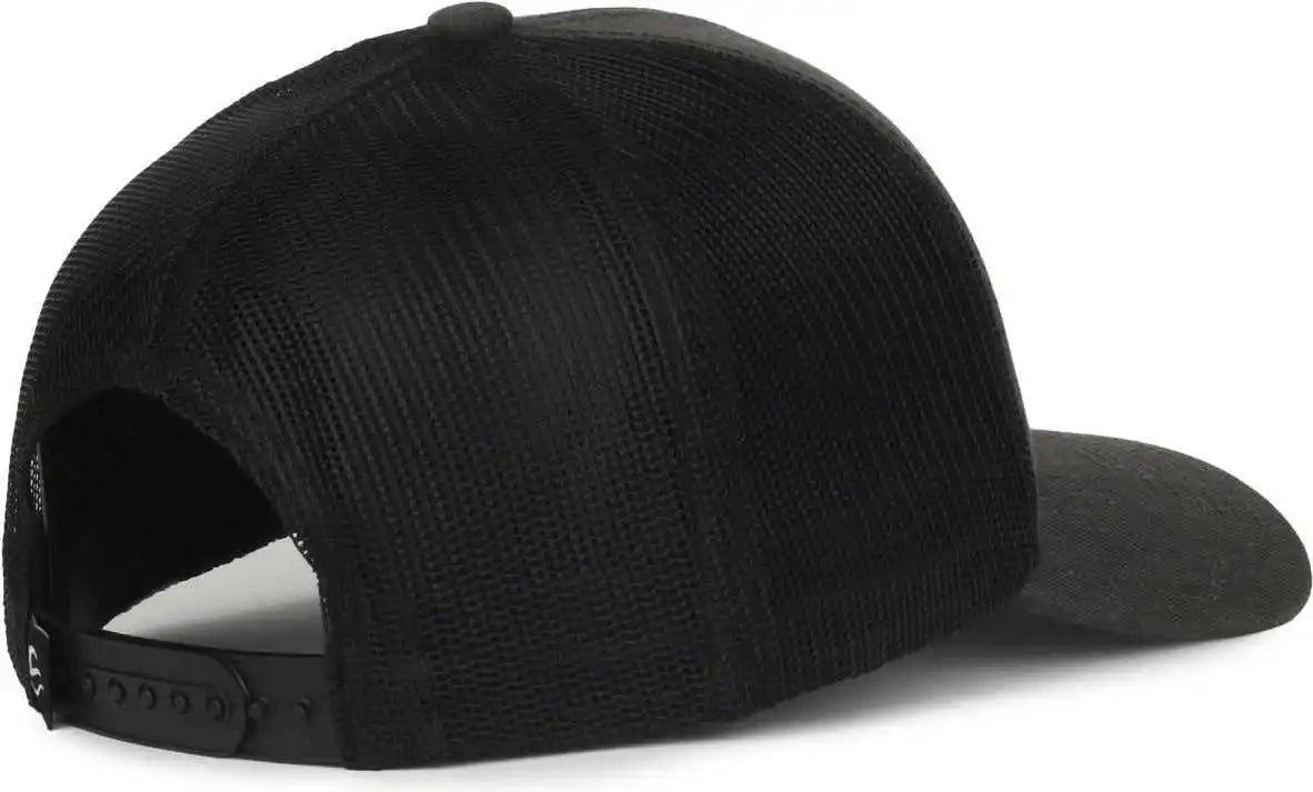 Oc Sports Pdt20m Pigment Dyed Twill Mesh Back Cap - Black - Osfm