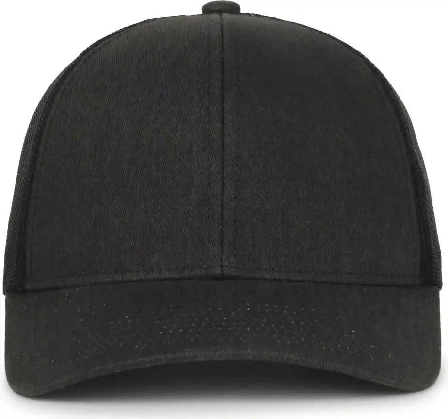 Oc Sports Pdt20m Pigment Dyed Twill Mesh Back Cap - Black - Osfm