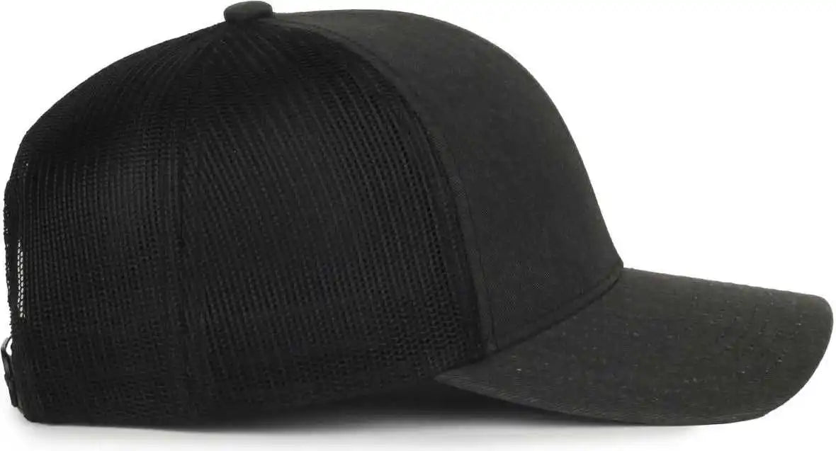 Oc Sports Pdt20m Pigment Dyed Twill Mesh Back Cap - Black - Osfm
