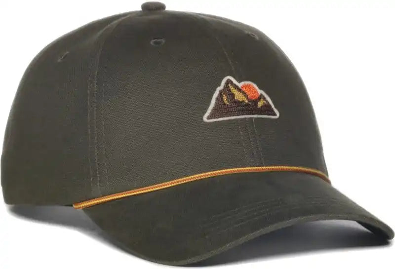 Oc Sports Peak01 Mountain Peak Patch Cap - Olive - 6 7/8’’ - 7 1/2’’