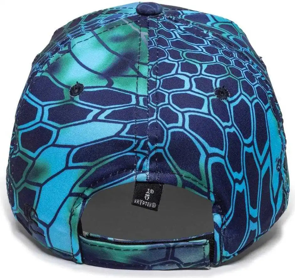 Oc Sports Pfc-100 Adjustable Cap - Kryptek Pontus - 6 7/8’’ - 7 1/2’’