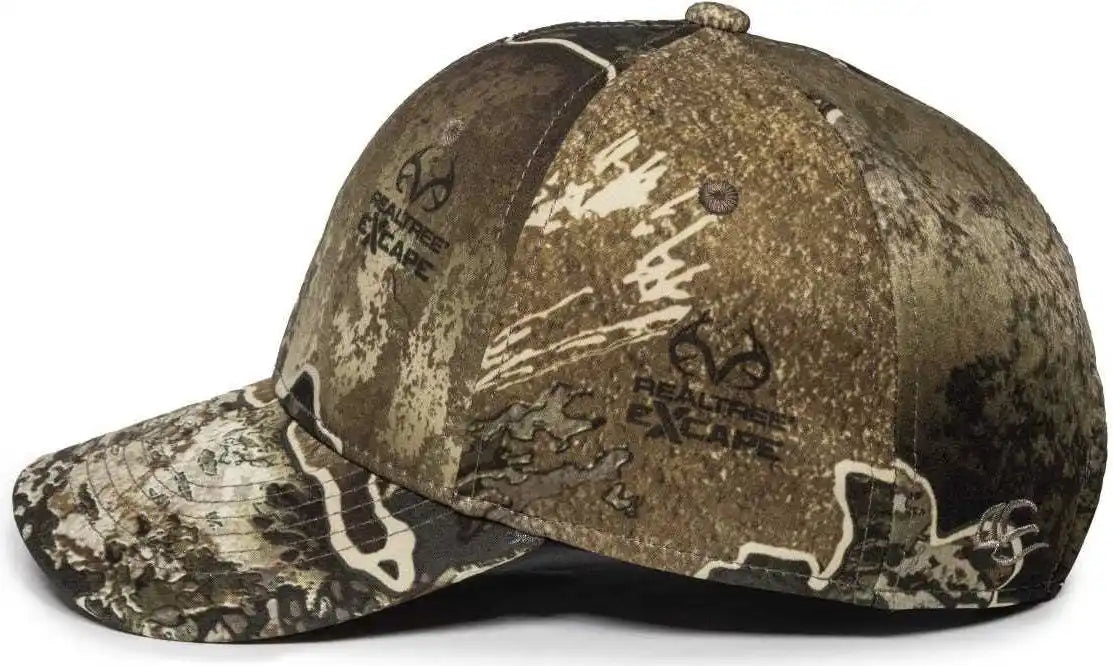 Oc Sports Pfc-100 Adjustable Cap - Realtree Excape - 6 7/8’’ - 7 1/2’’
