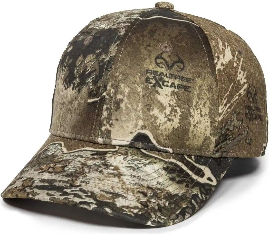 Oc Sports Pfc-100 Adjustable Cap - Realtree Excape - 6 7/8’’ - 7 1/2’’