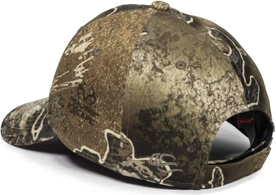 Oc Sports Pfc-100 Adjustable Cap - Realtree Excape - 6 7/8’’ - 7 1/2’’