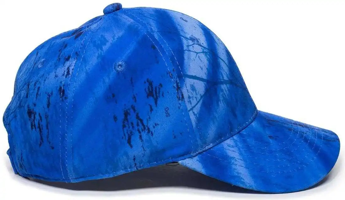 Oc Sports Pfc-100 Adjustable Cap - Realtree Fishing Light Blue - 6 7/8’’ - 7 1/2’’