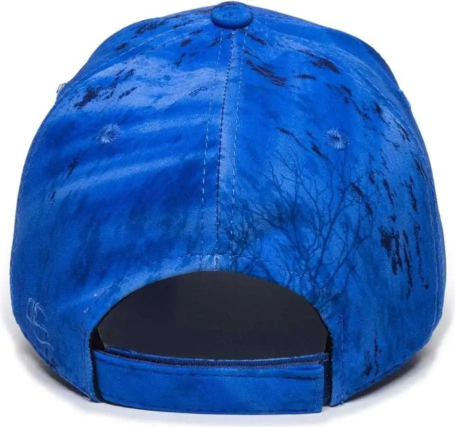 Oc Sports Pfc-100 Adjustable Cap - Realtree Fishing Light Blue - 6 7/8’’ - 7 1/2’’