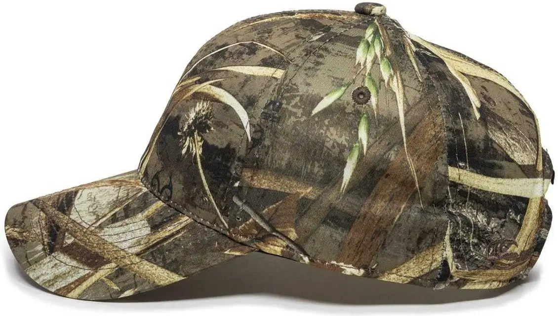 Oc Sports Pfc-100 Adjustable Cap - Realtree Max-5 - 6 7/8’’ - 7 1/2’’