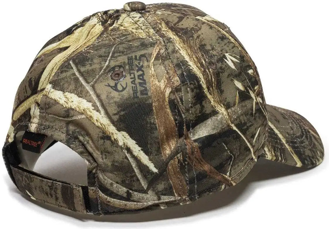 Oc Sports Pfc-100 Adjustable Cap - Realtree Max-5 - 6 7/8’’ - 7 1/2’’