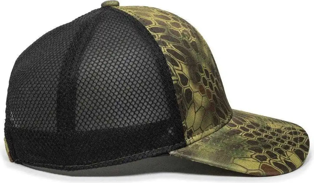 Oc Sports Pfc 150m Adjustable Mesh Back Cap Kryptek Mandrake Black / 6 7/8’’ 7 1/2’’