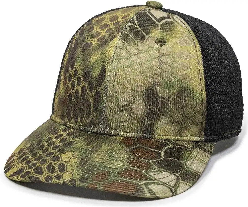 Oc Sports Pfc 150m Adjustable Mesh Back Cap Kryptek Mandrake Black / 6 7/8’’ 7 1/2’’