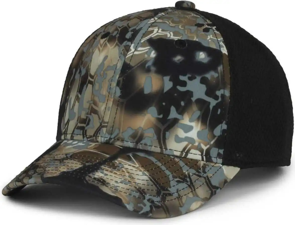 Oc Sports Pfc-150m Adjustable Mesh Back Cap - Kryptek Obskura Skyfall Black - Osfm