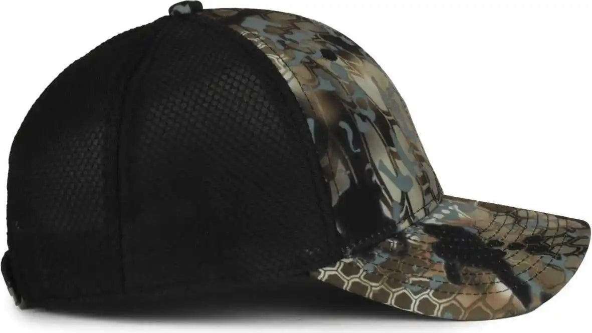 Oc Sports Pfc-150m Adjustable Mesh Back Cap - Kryptek Obskura Skyfall Black - Osfm