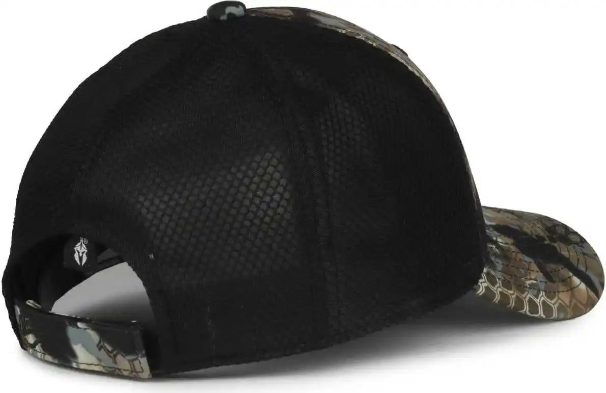 Oc Sports Pfc-150m Adjustable Mesh Back Cap - Kryptek Obskura Skyfall Black - Osfm