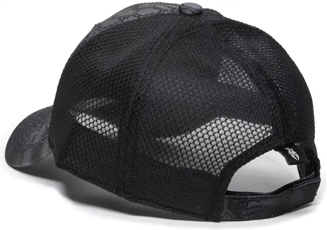 Oc Sports Pfc 150m Adjustable Mesh Back Cap Kryptek Typhon Black / 6 7/8’’ 7 1/2’’