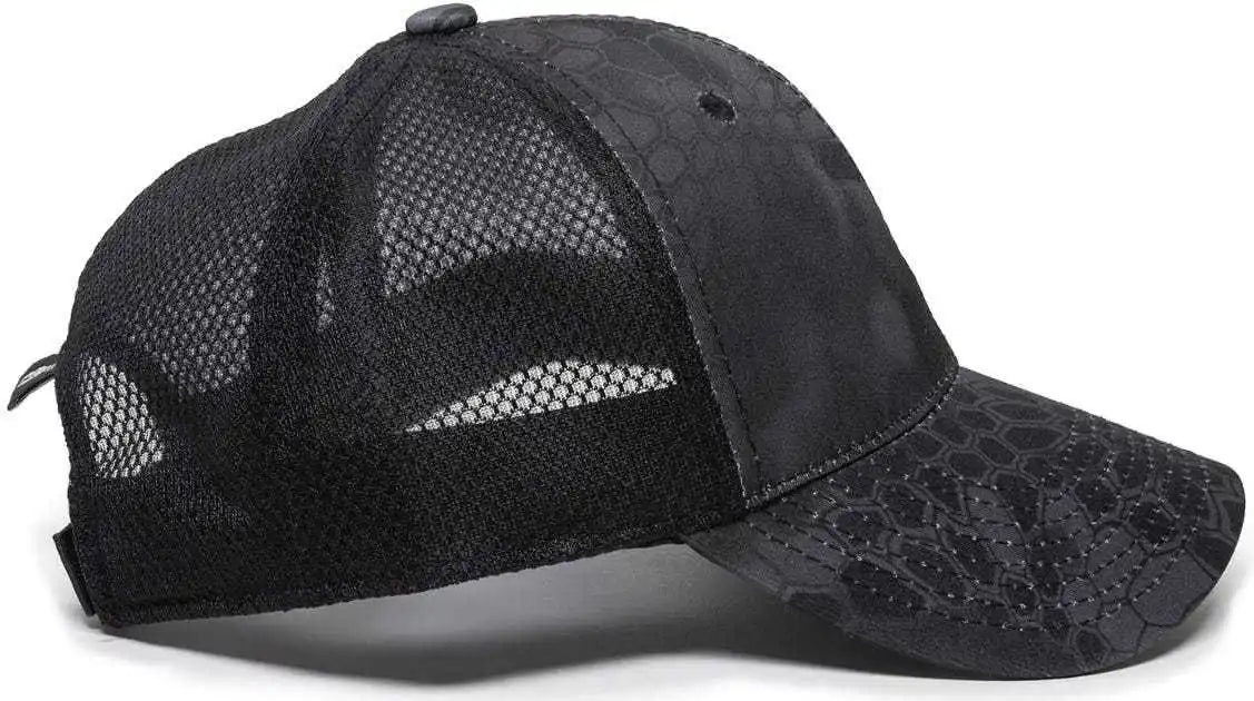Oc Sports Pfc 150m Adjustable Mesh Back Cap Kryptek Typhon Black / 6 7/8’’ 7 1/2’’
