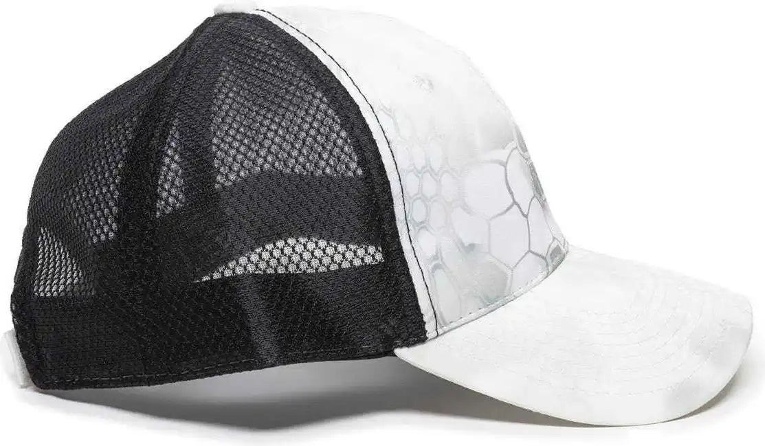 Oc Sports Pfc 150m Adjustable Mesh Back Cap Kryptek Wraith Black / 6 7/8’’ 7 1/2’’