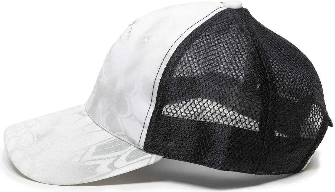 Oc Sports Pfc-150m Adjustable Mesh Back Cap - Kryptek Wraith Black - 6 7/8’’ - 7 1/2’’