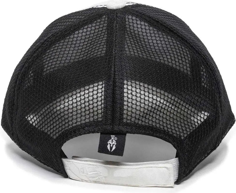 Oc Sports Pfc-150m Adjustable Mesh Back Cap - Kryptek Wraith Black - 6 7/8’’ - 7 1/2’’