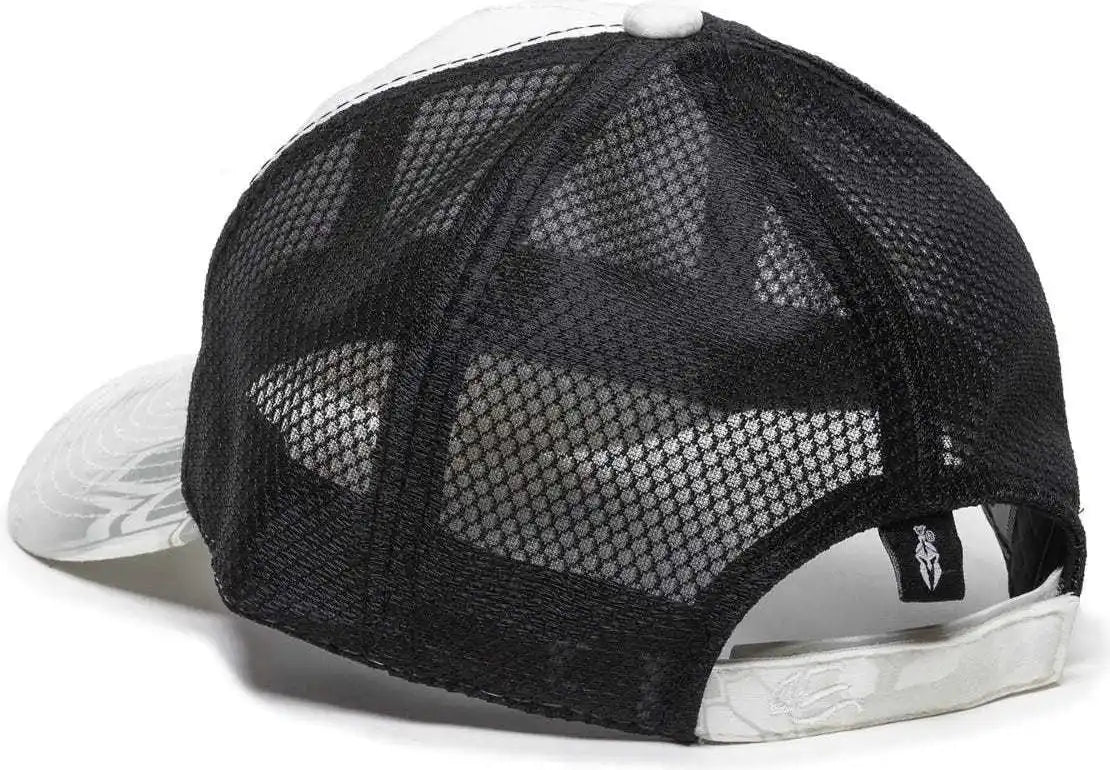Oc Sports Pfc 150m Adjustable Mesh Back Cap Kryptek Wraith Black / 6 7/8’’ 7 1/2’’