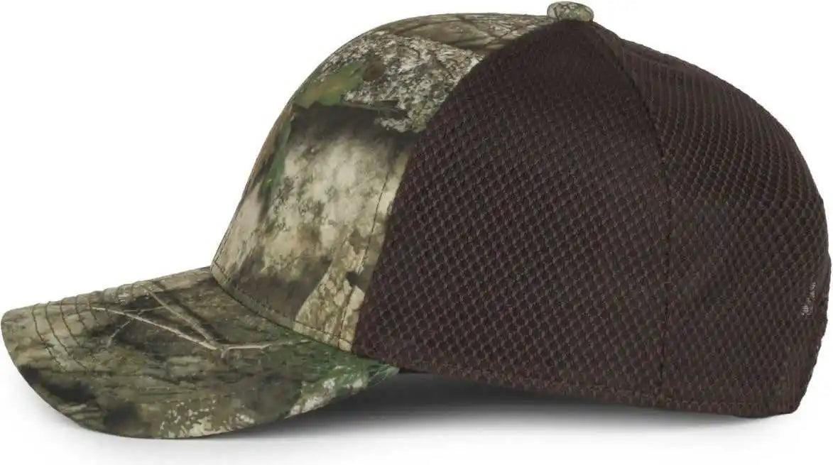 Oc Sports Pfc-150m Adjustable Mesh Back Cap - Realtree Apx Brown - Osfm
