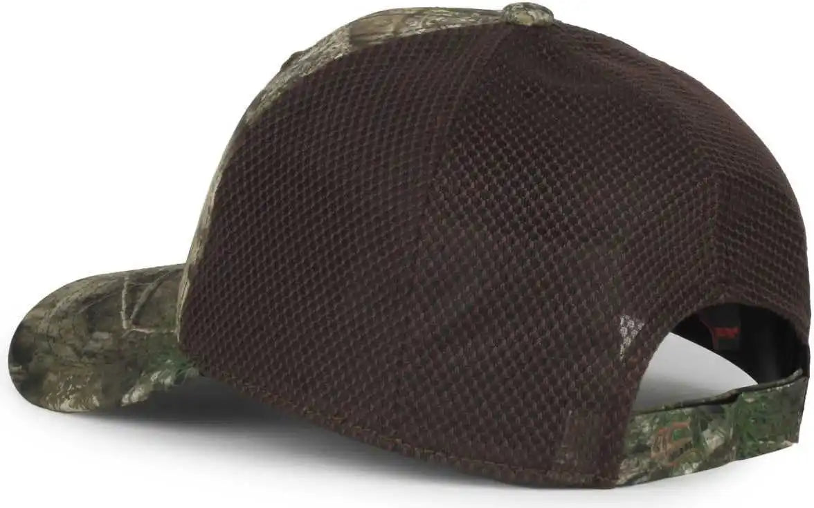 Oc Sports Pfc-150m Adjustable Mesh Back Cap - Realtree Apx Brown - Osfm