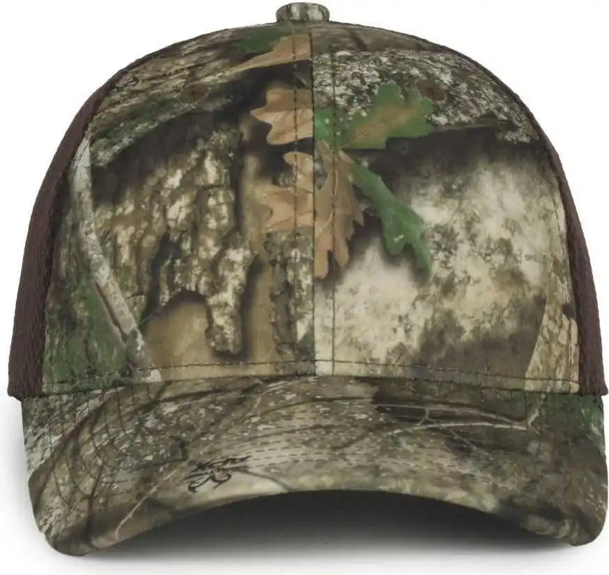 Oc Sports Pfc-150m Adjustable Mesh Back Cap - Realtree Apx Brown - Osfm